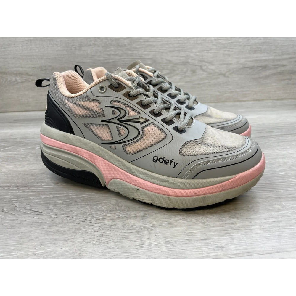 Gravity Defyer Ion TB9022FGP‎ Women's Sneaker Running Mesh 9 Gray Athletic Shoes